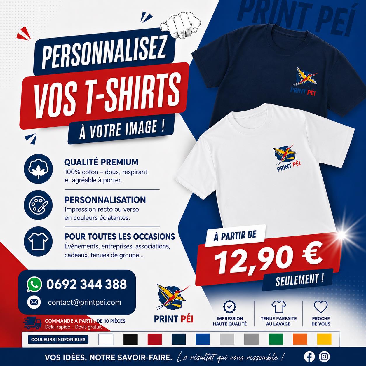 T-shirts personnalisés